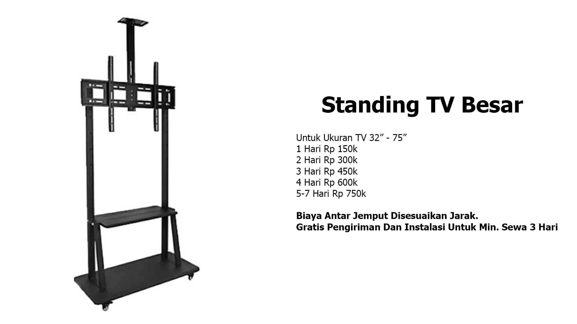 Standing TV Besar